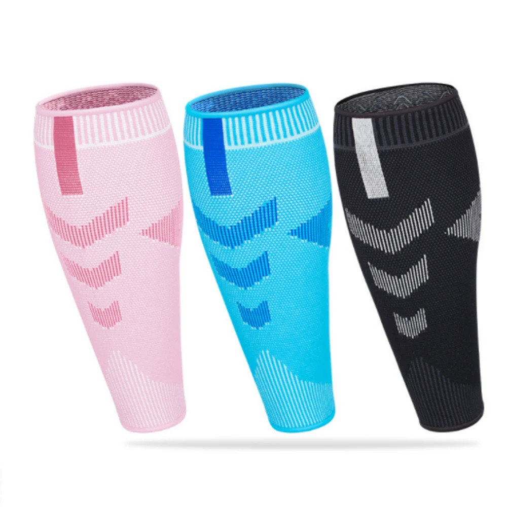 2Piece Calf Compression Sleeve Nylon Knit Sport Function Running Sports Cycling