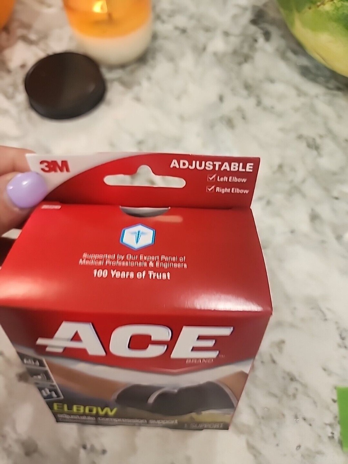 Adjustable ACE Neoprene Elbow Support – One Size 207249