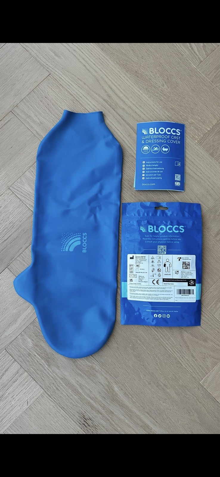 Bloccs Adult Short Arm, Waterproof Cast Cover
