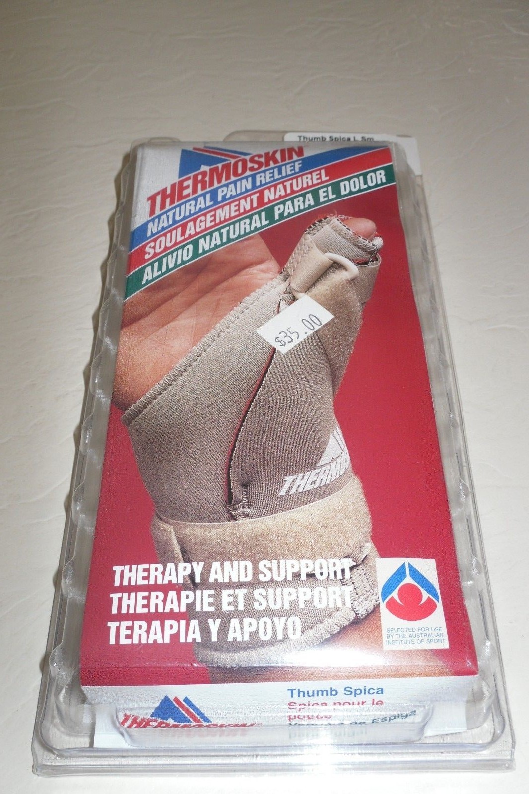 Thermoskin Thumb Spica Left Hand Size Small New in the Box “Must See”