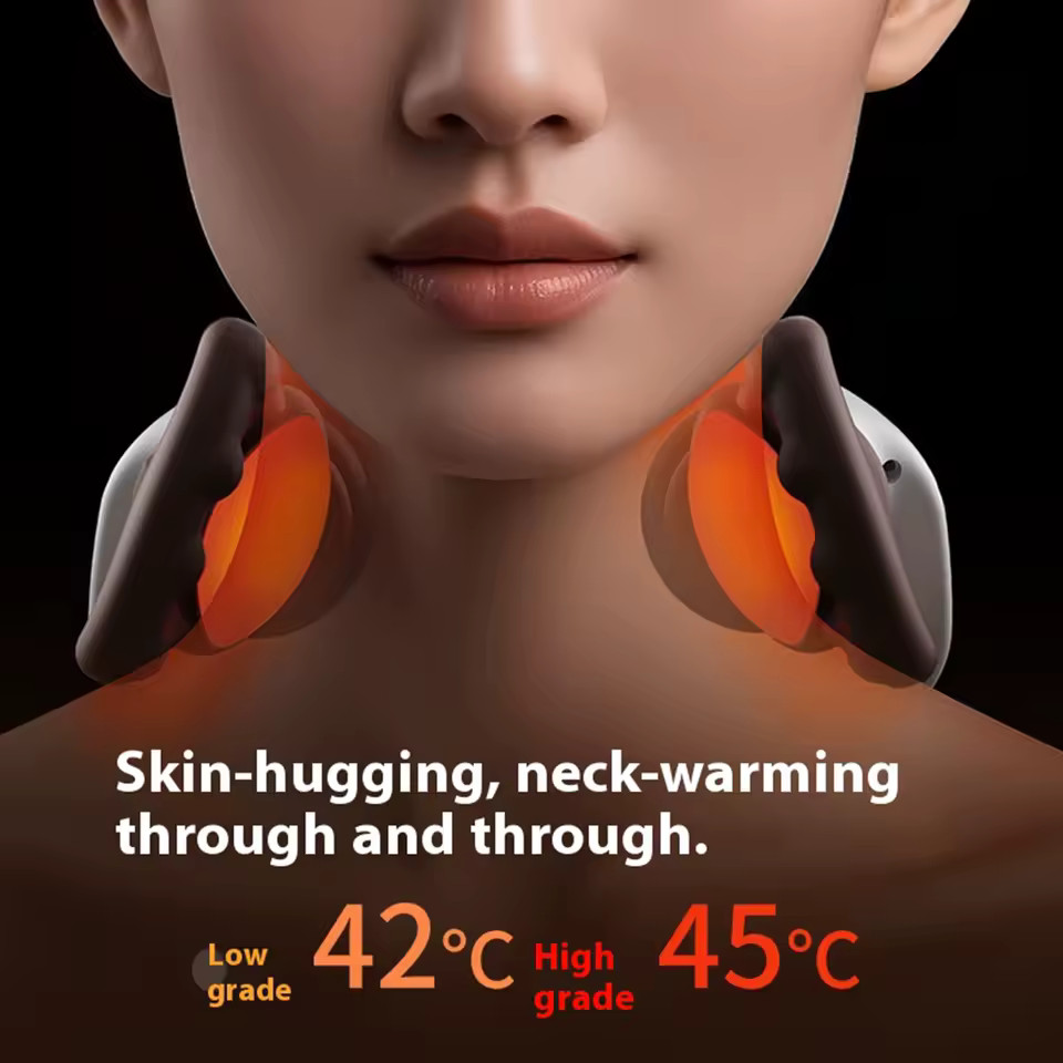 Electric Heated Shoulder Massager Brace Vibration Knee Massage Joint Pain Relief