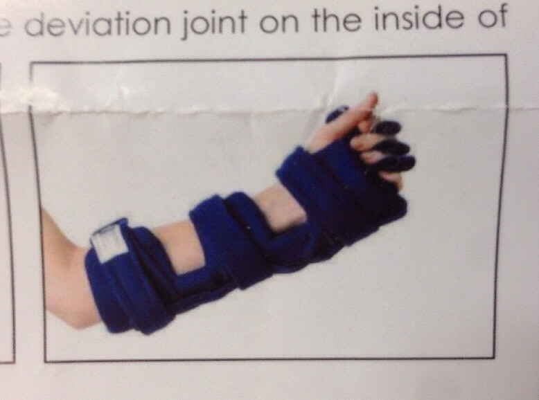 COMFY SPLINTS ADJUSTABLE CONE HAND ORTHOSIS WITH INSTRUCTIONS & NET CASE