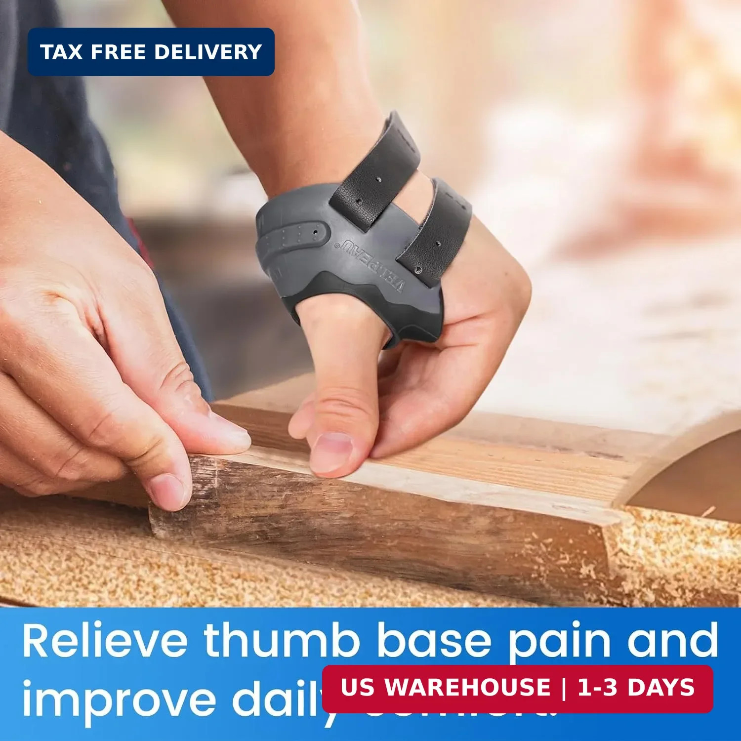 Velpeau CMC Thumb Brace for Osteoarthritis – with Shape-memory Restriction Splin