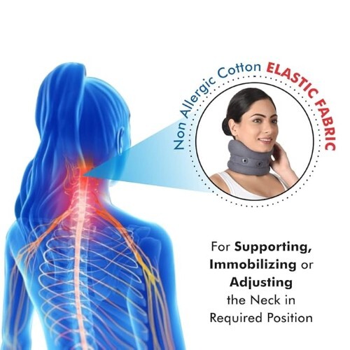 Neck Brace Support Adjustable Soft Foam Collar Cervical Arthritis Running Relief