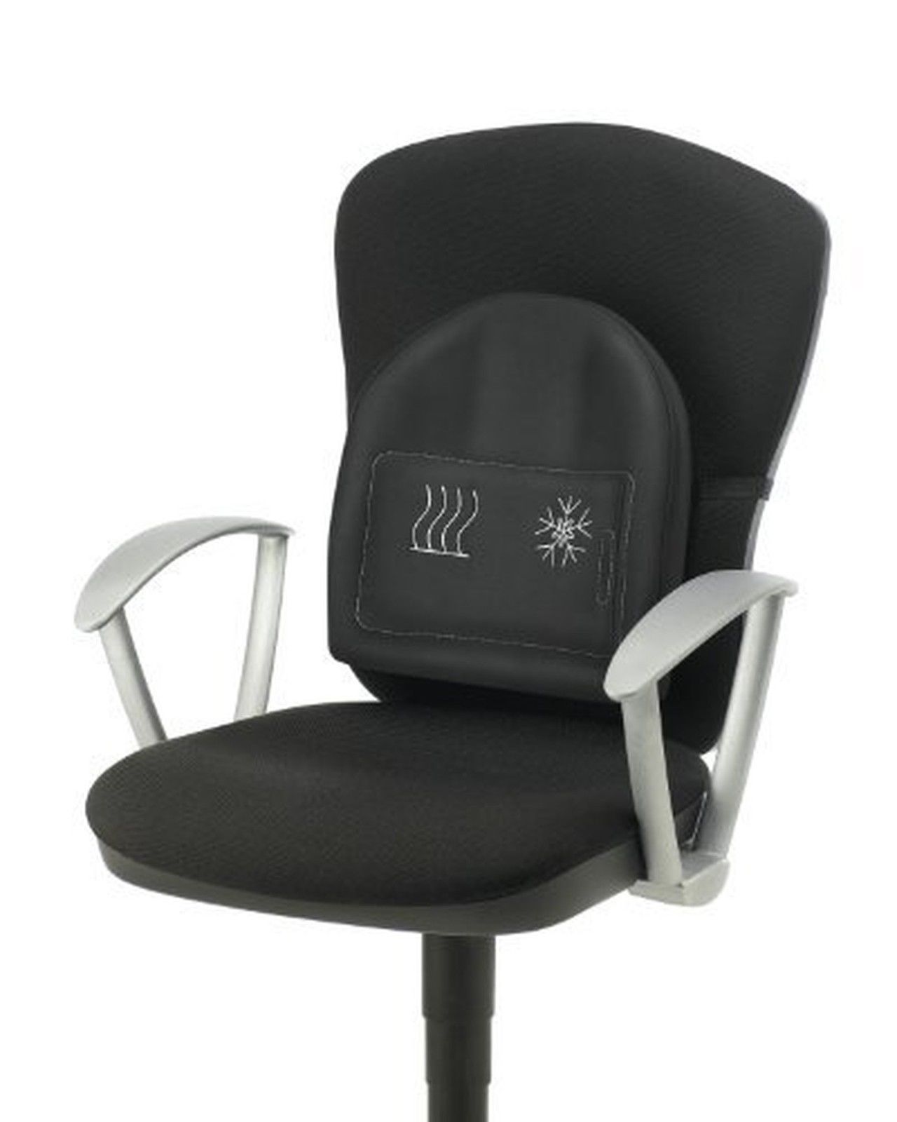 Fellowes Heat and Soothe Back Support Black (9190001)