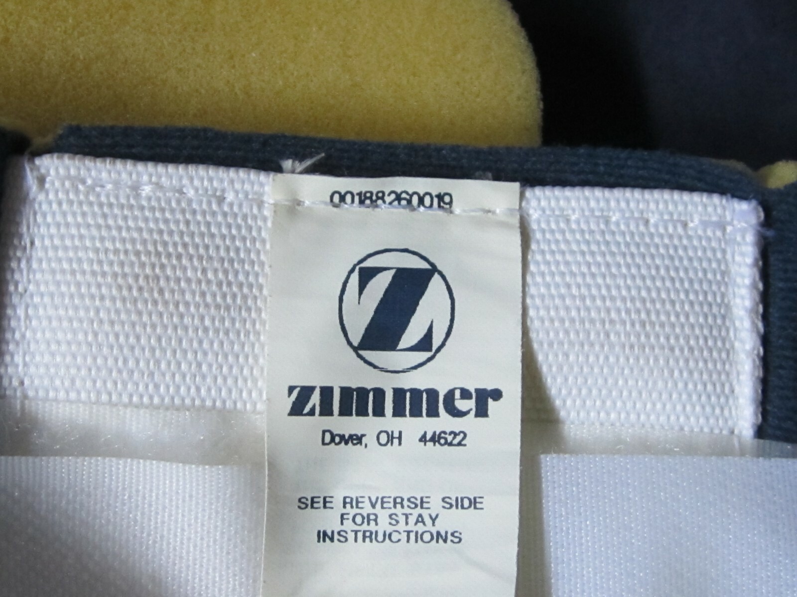 Zimmer Leg Wrap 23″ Immobilizer Blue – Adjustable – Previously Used