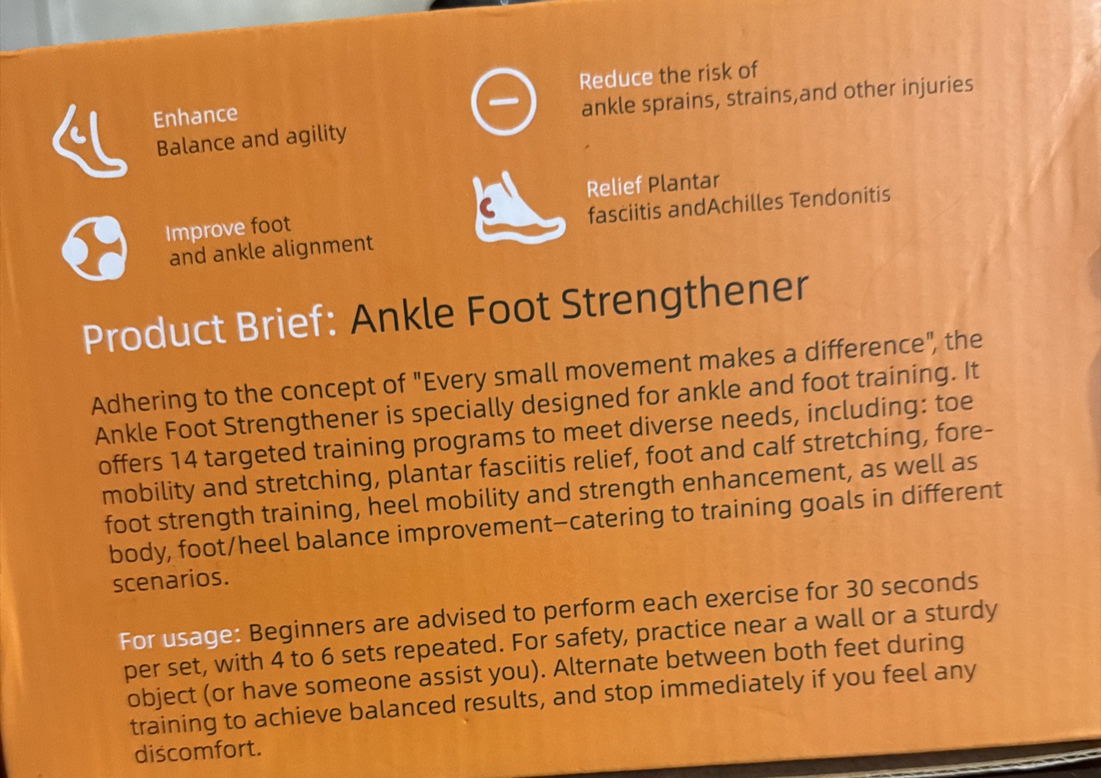 Ankle Foot Strengthener Balance Board for Stability Training & Physical Therapy