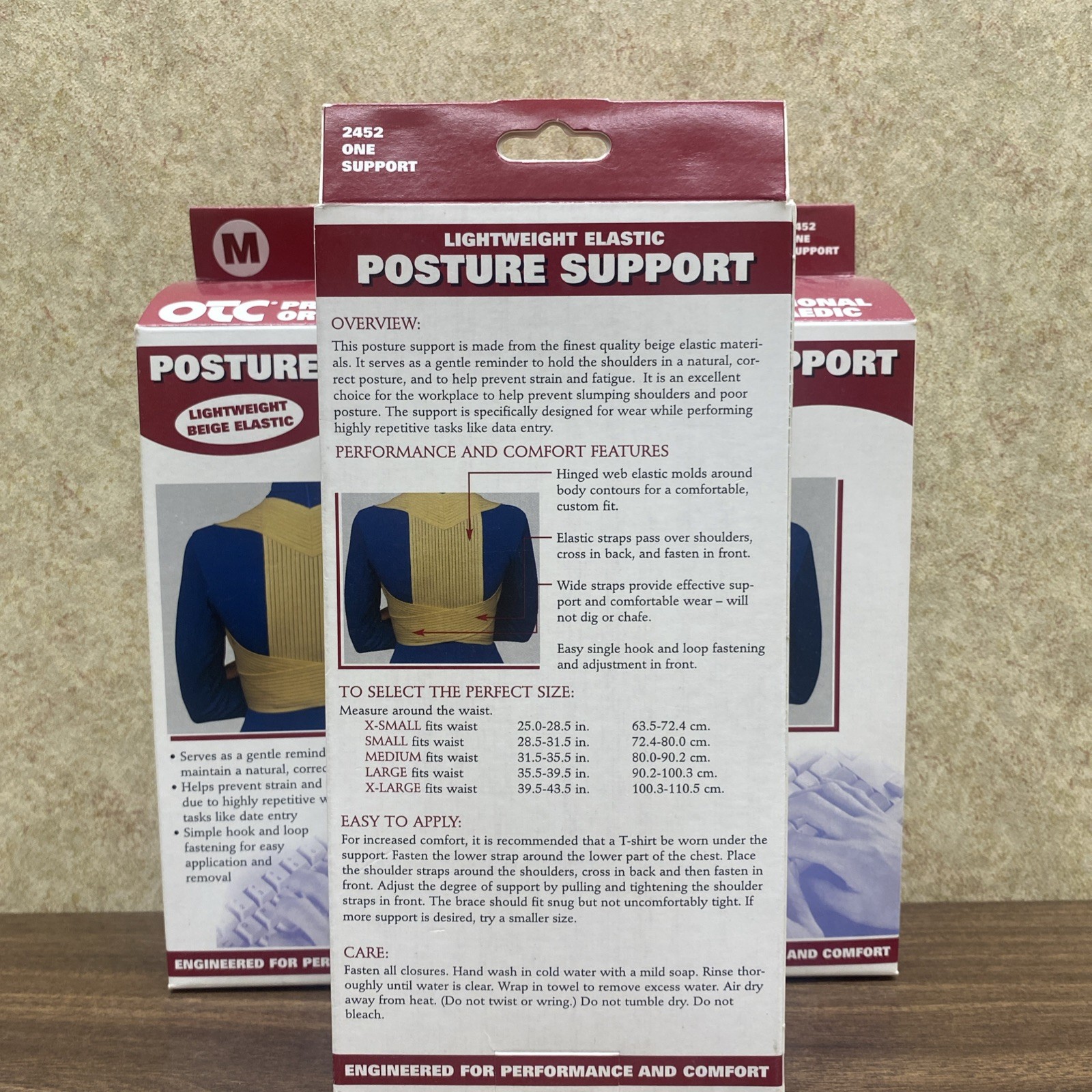 OTC Posture Support M Beige BRAND NEW