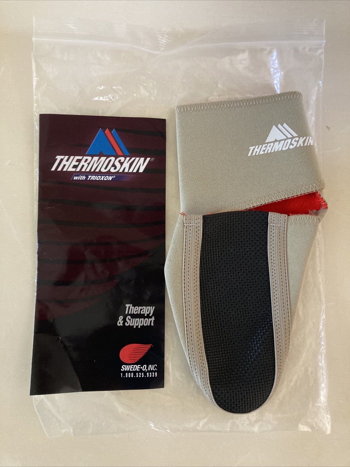 Thermoskin Thermal Foot Gauntlets, Beige, X-Small XS