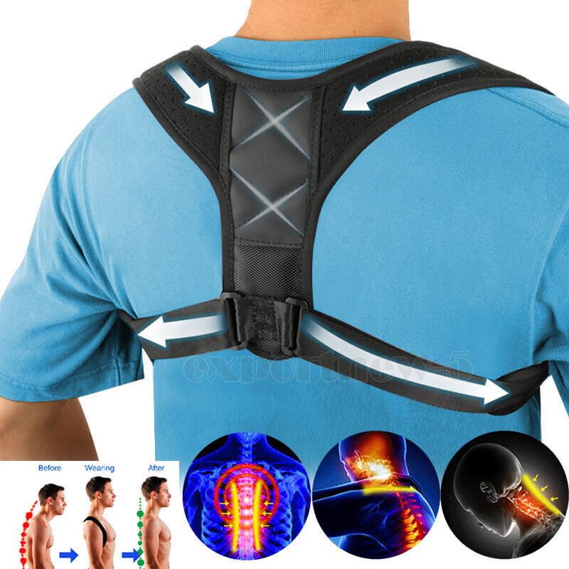 Back Posture Corrector Shoulder Straightener Brace Neck Should Spine Support