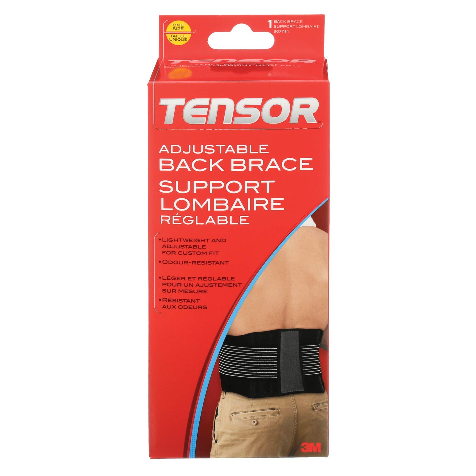ACE(TM) Back Brace 207744, One Size Adjustable