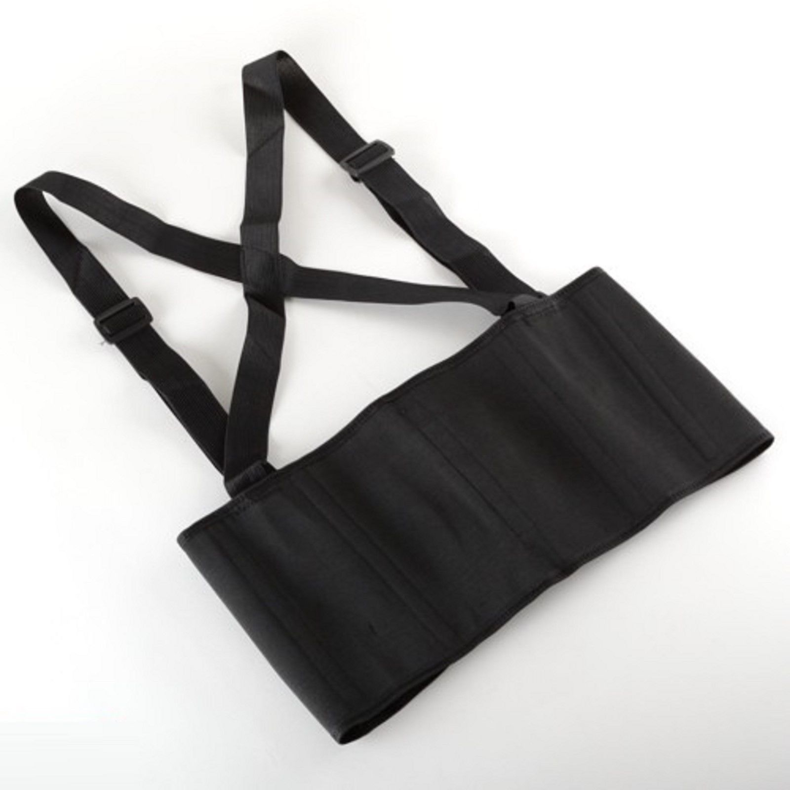 XL HeavyDuty Lift Lumbar Lower Back Waist Support Belt Brace Suspenders for Work