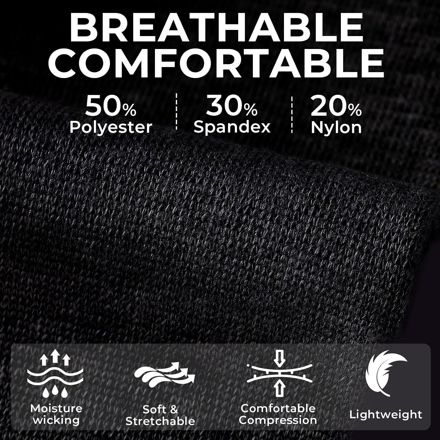 Neotech Care Calf Compression Sleeve for Calves Support or Shin Splint (Black Co