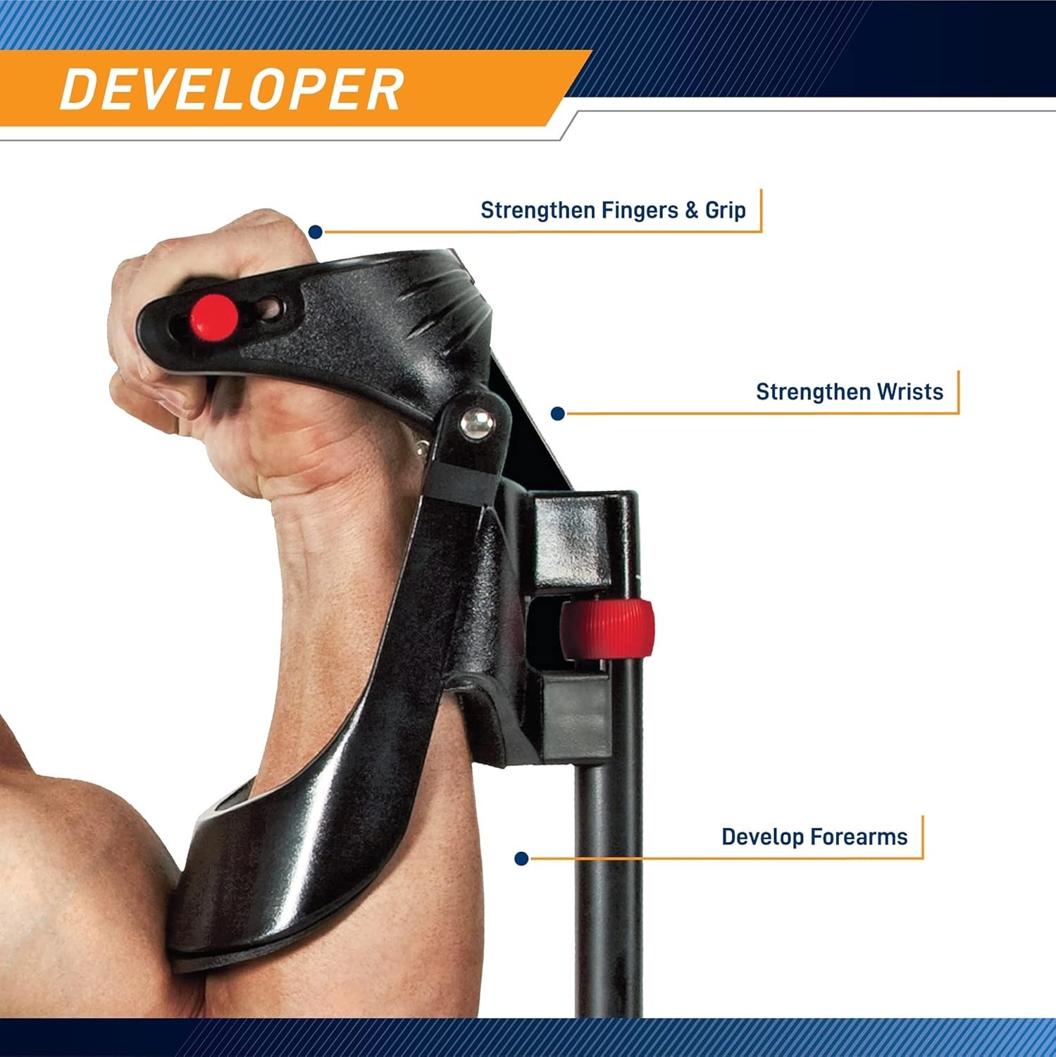 Lightweight Wrist and Forearm Developer for Effective Strength Training at Home