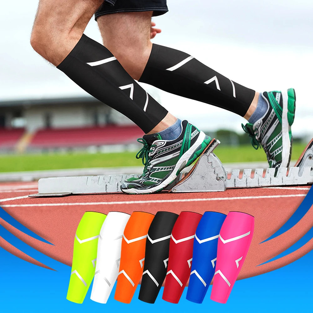 1Pcs Sport Compression Calf Sleeves Leg Sock Runners Shin Splint Varicose Vein C