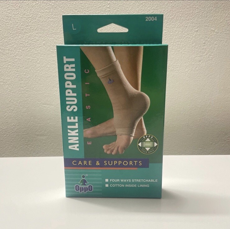 OPPO Model 2004 4-way Stretch Elastic Ankle Support, Unisex Size Large