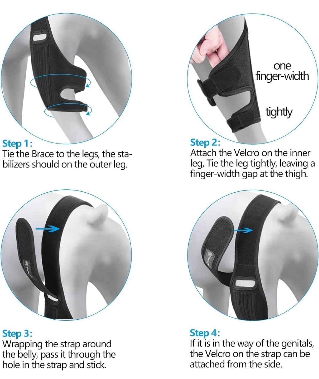 Dog Knee Brace Torn ACL, Hip Dysplasia, Arthritis Pain Relief, Open Box MEDIUM