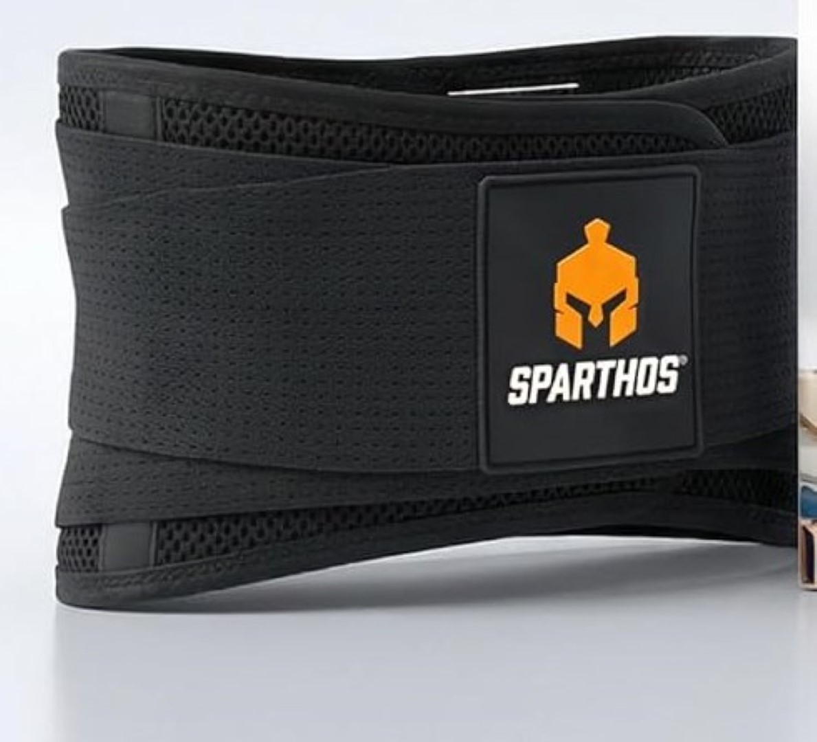 Sparthos Back Brace Lower Back Support Belt with Lumbar Pad Black XXXL 63″ – 73″