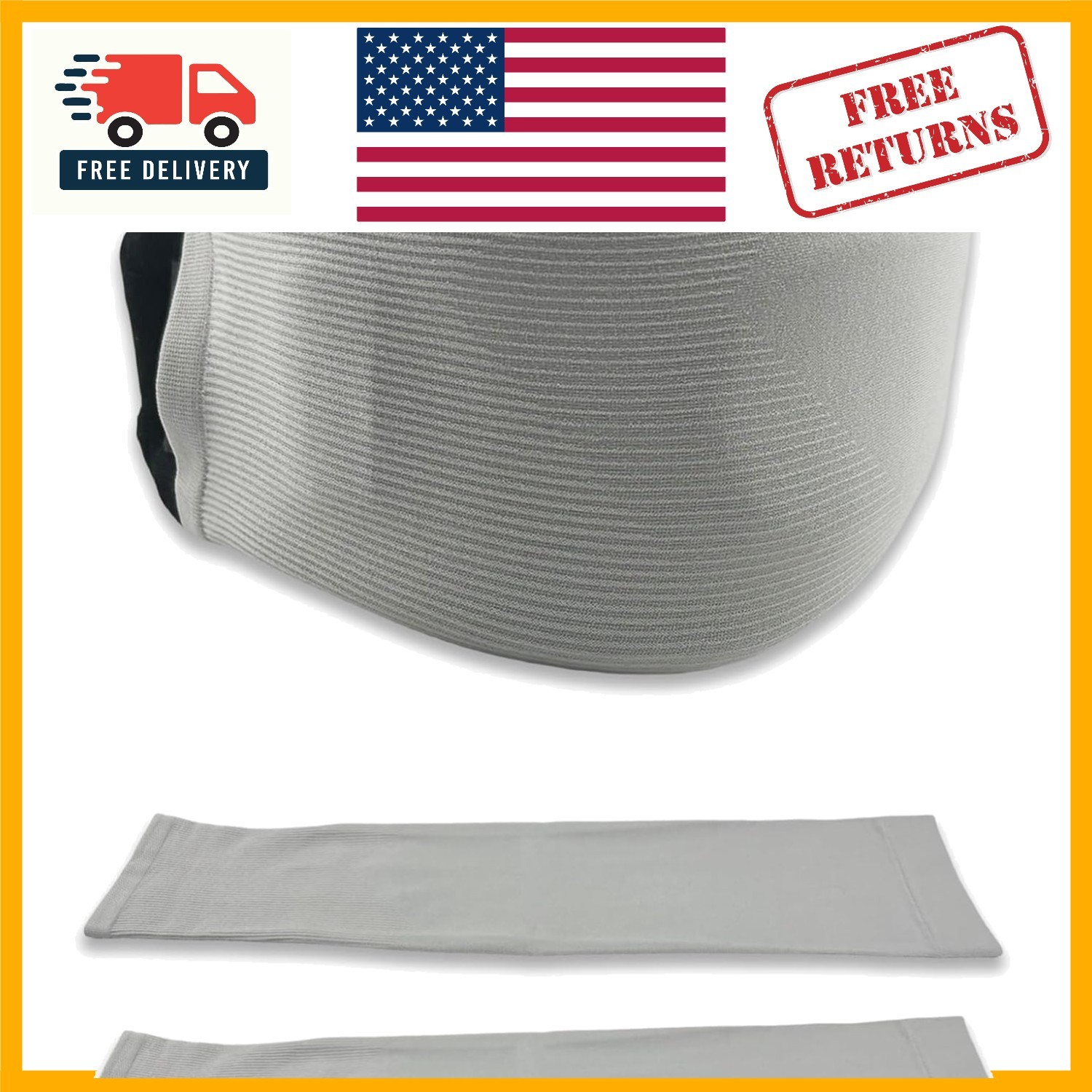 Effortless Comfort – 2PCS Gray Neck Brace Cover for Sleeping & Working