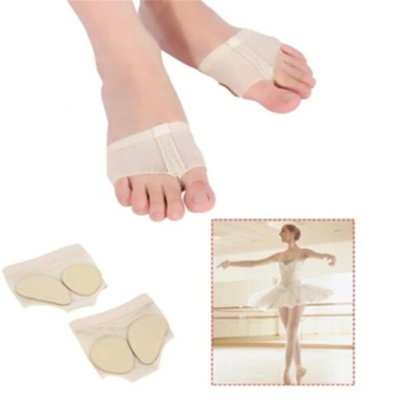 Soft Ballet Toe Pads Half Shoes Dance Foot Protector Paw Sole Support 1 Pair