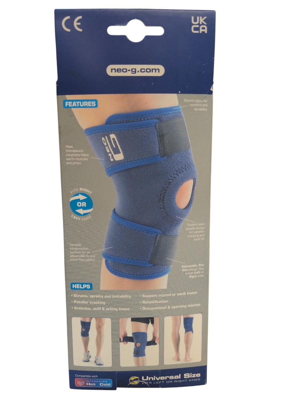 Neo G Stabilized Knee Brace Support – Class 1 Medical Device Damaged Box