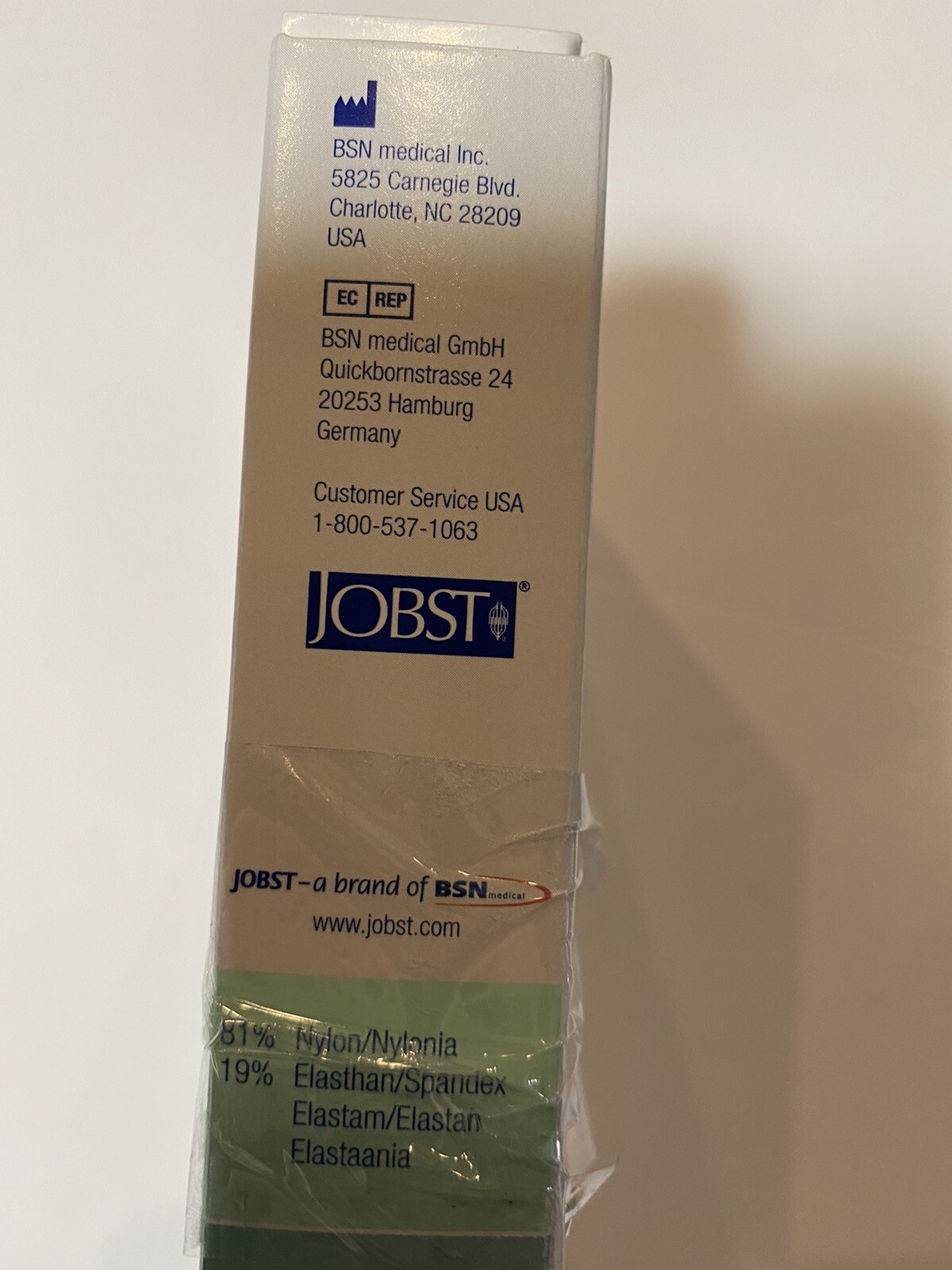 JOBST UltraSheer Knee High Compression Stockings Closed Toe Black 8-15mmHG