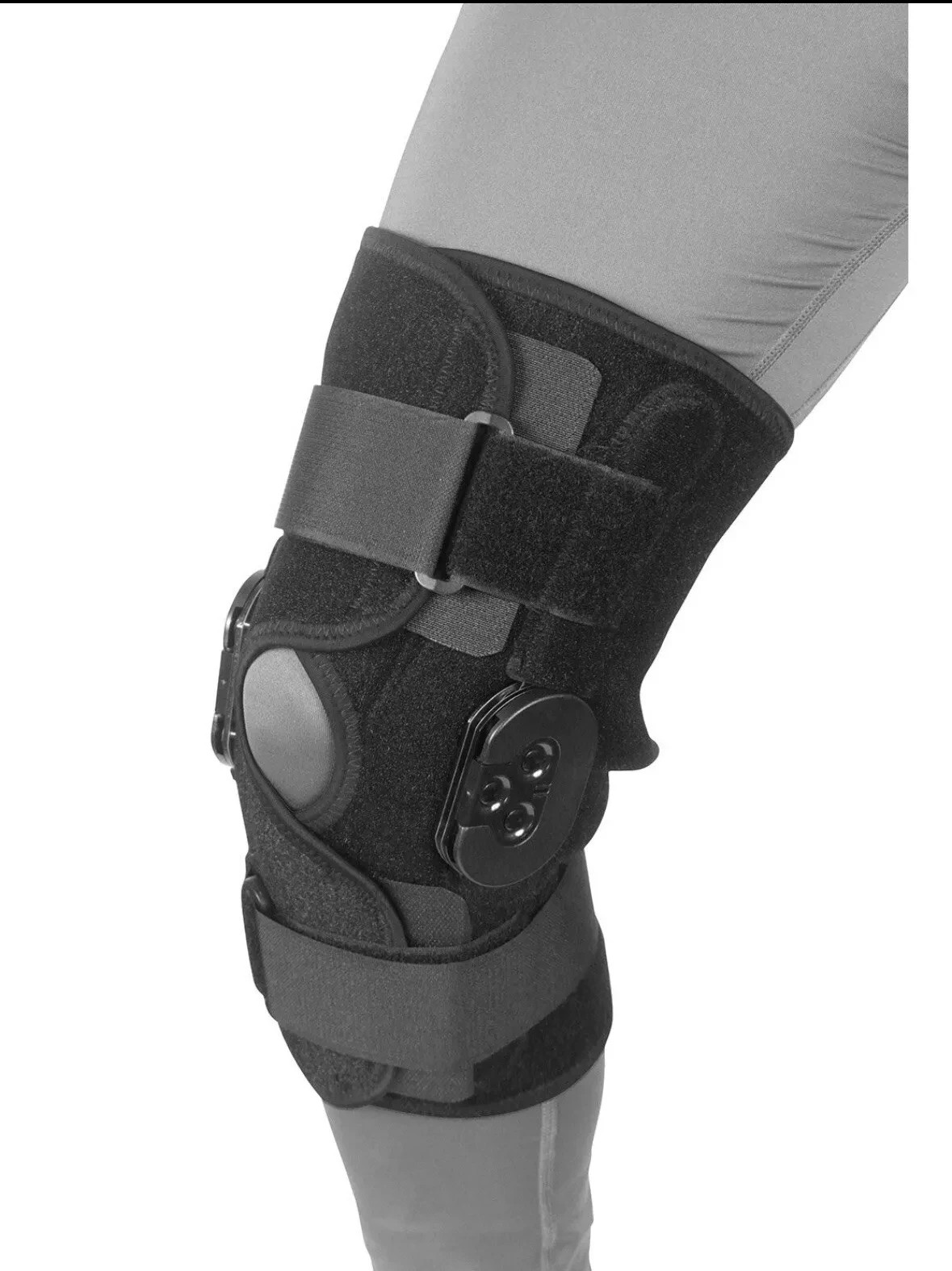 ISO Preferred OA Dual ROM Hinge Knee Brace Universal Size Left or Right Support