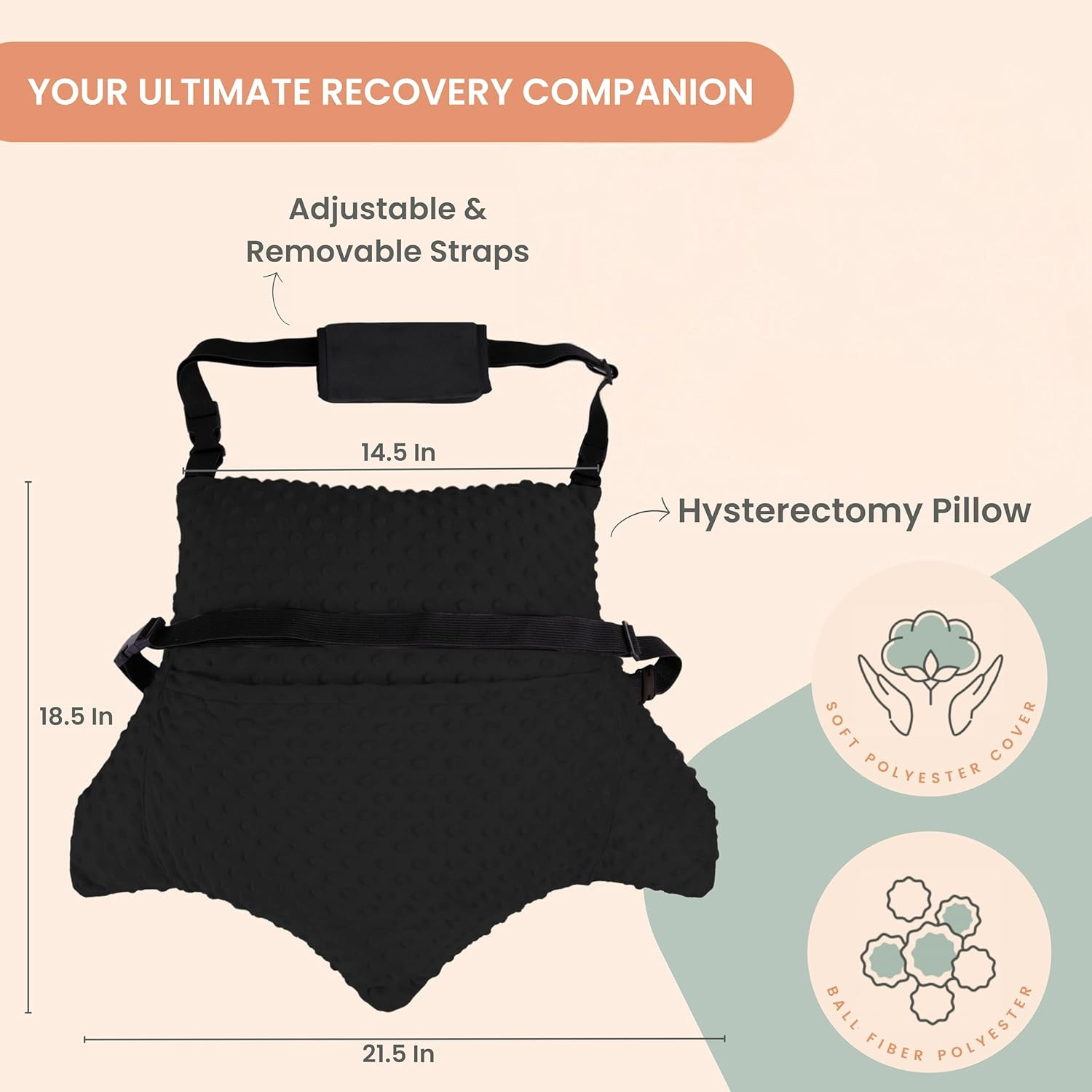 Hysterectomy Pillow Post Surgery for Hysterectomy Recovery Must Haves- Surgery P