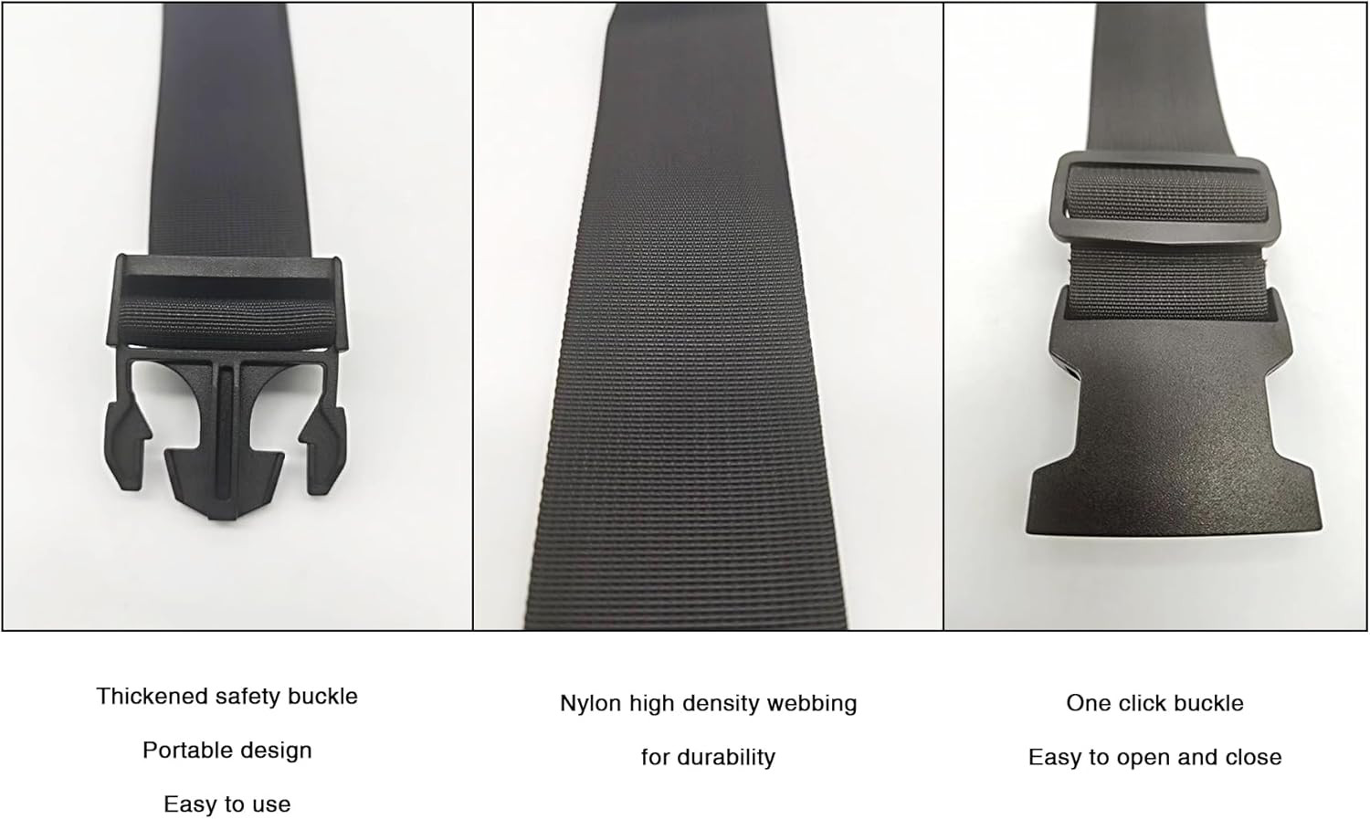 1pac Wheelchair Safety Strap Seat Belt Adjustable Anti-Fall Extra Long…