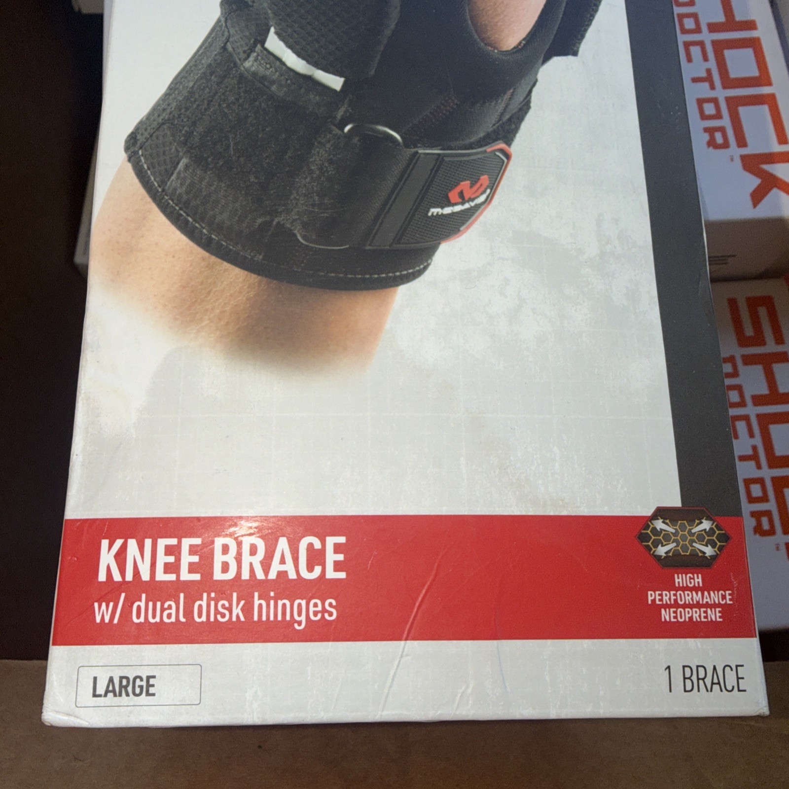 Mcdavid Level 3,Knee Brace w/dual disk hinges size large 15”-16”