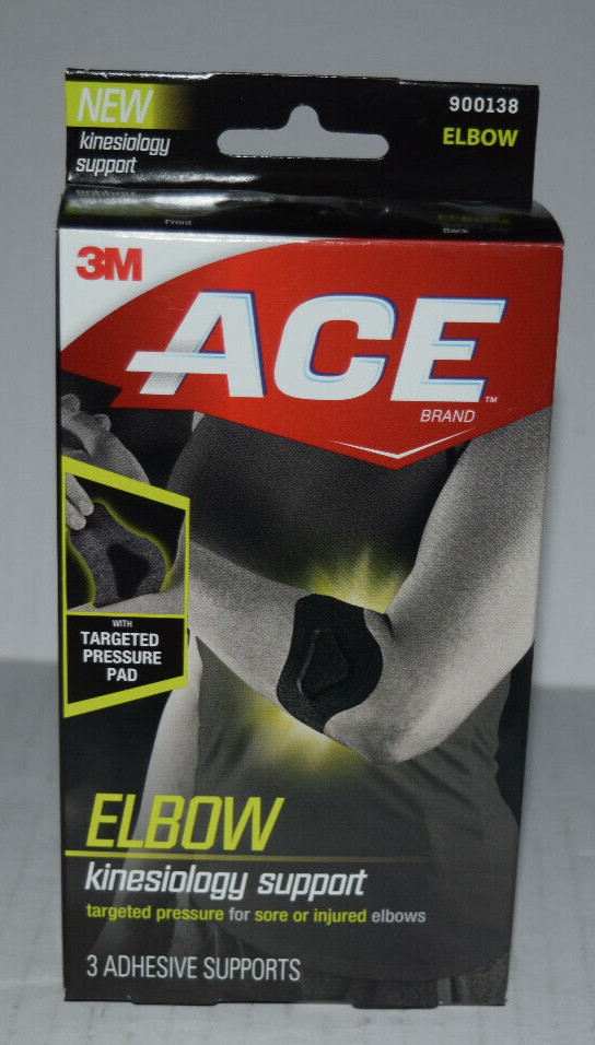 3M ACE Kinesiology Support for Elbow Targeted Pressure