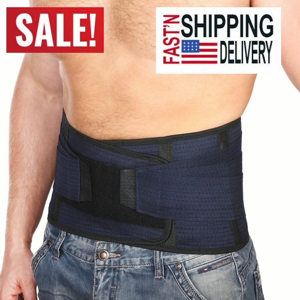 Lower Back Support Work Belt Breathable Waist Orthopedic Durable Light Men Brace
