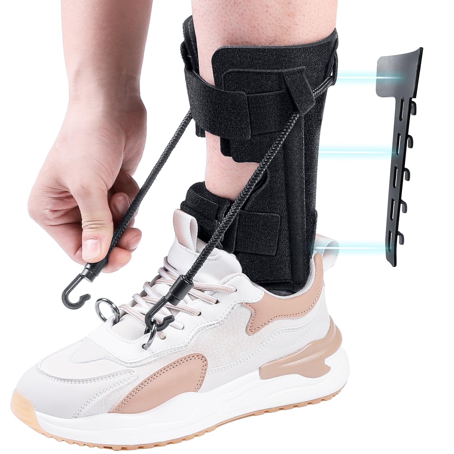 AFO Foot Drop Brace Splint, Adjustable Drop Foot Up Ankle Support for Walking…