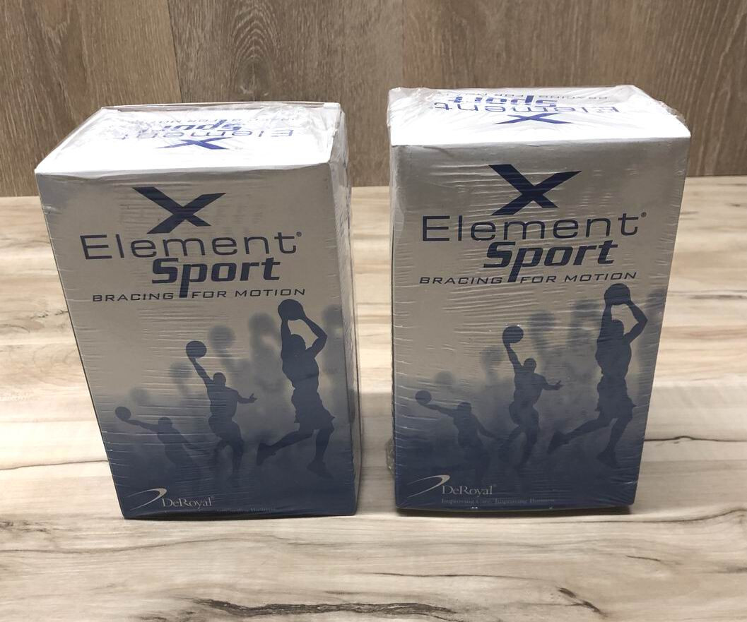 DeRoyal Element Sports Matching Set Of Ankle Braces Size Small ( Left & Right )