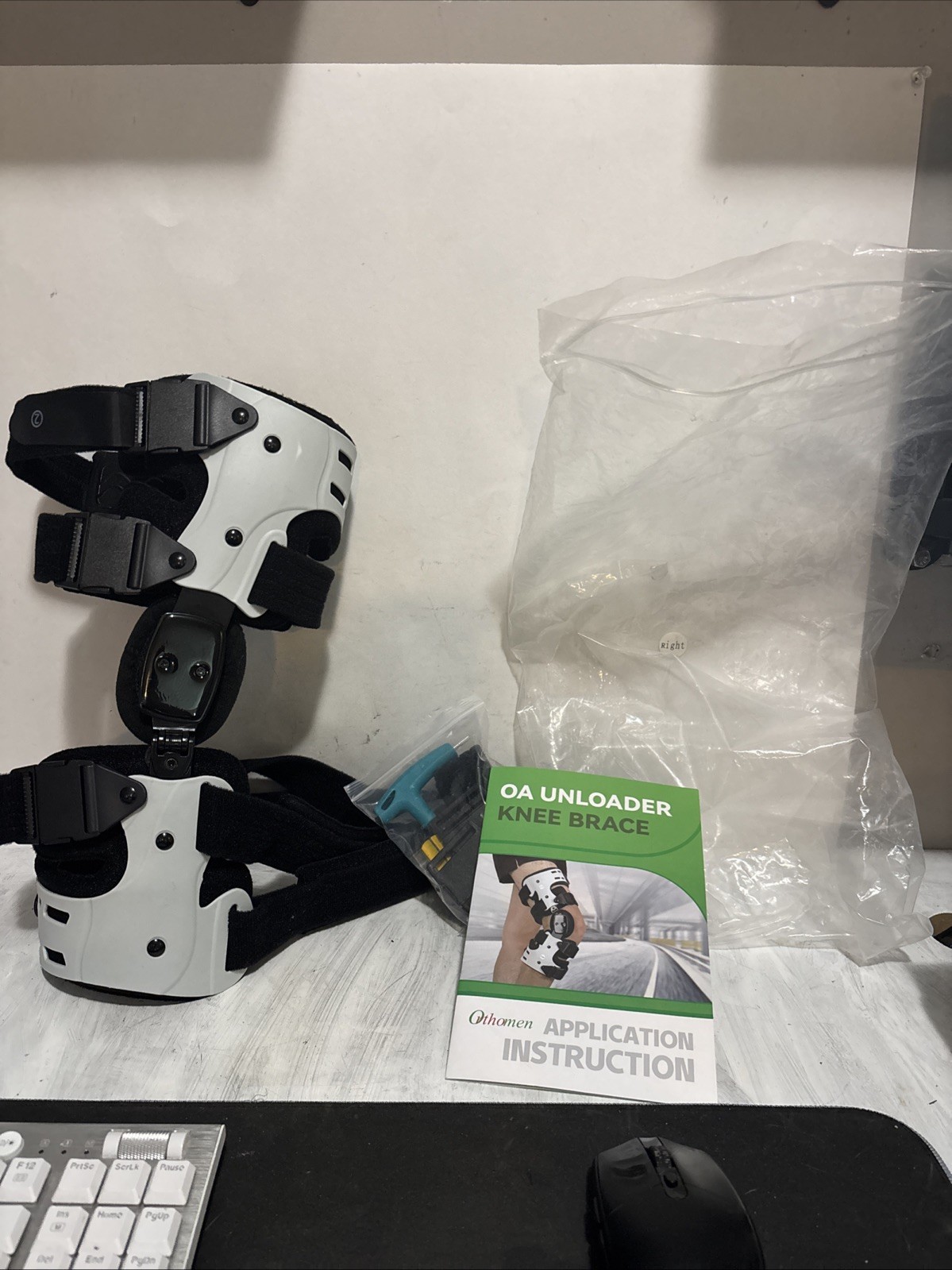 Orthomen OA Unloader Knee Brace Right Pain Relief Support NEW! One Size