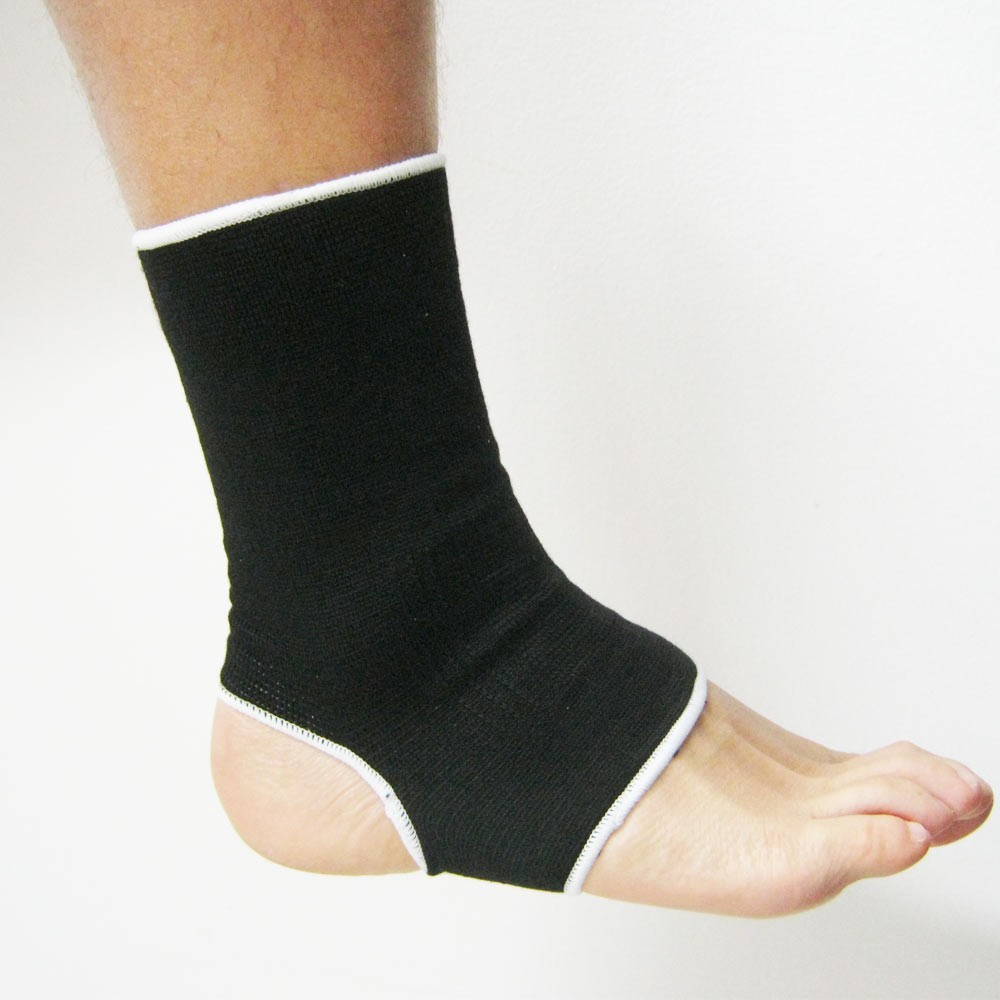 2 Ankle Support Sleeve Elastic Compression Wrap Sports Relief Pain Foot