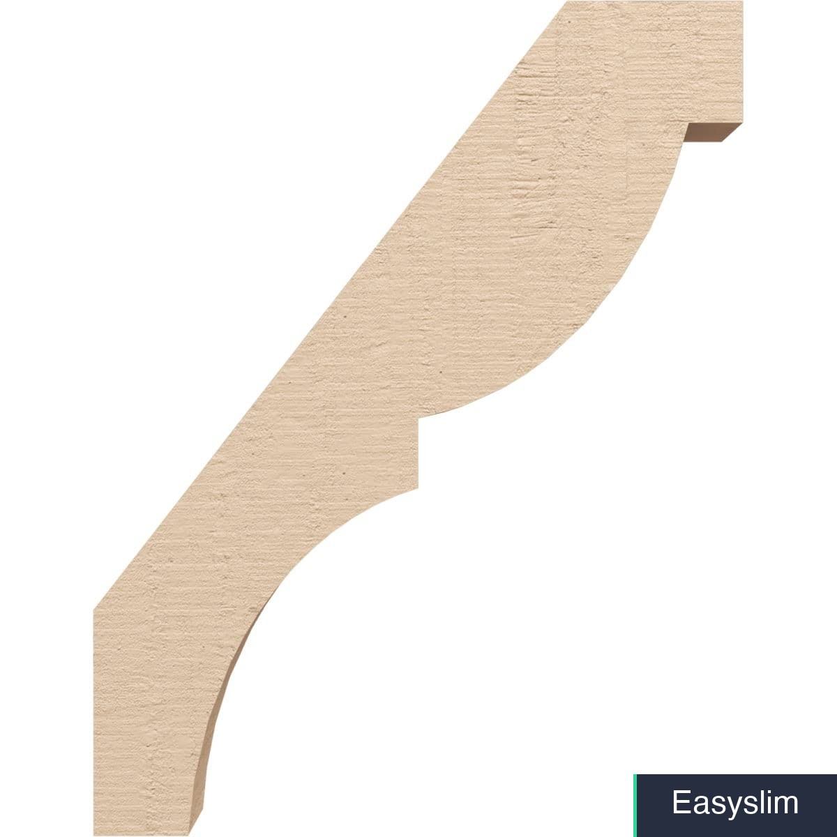 Rough Cedar Faux Wood Knee Brace Architectural 3W 14D 18H Primed Tan