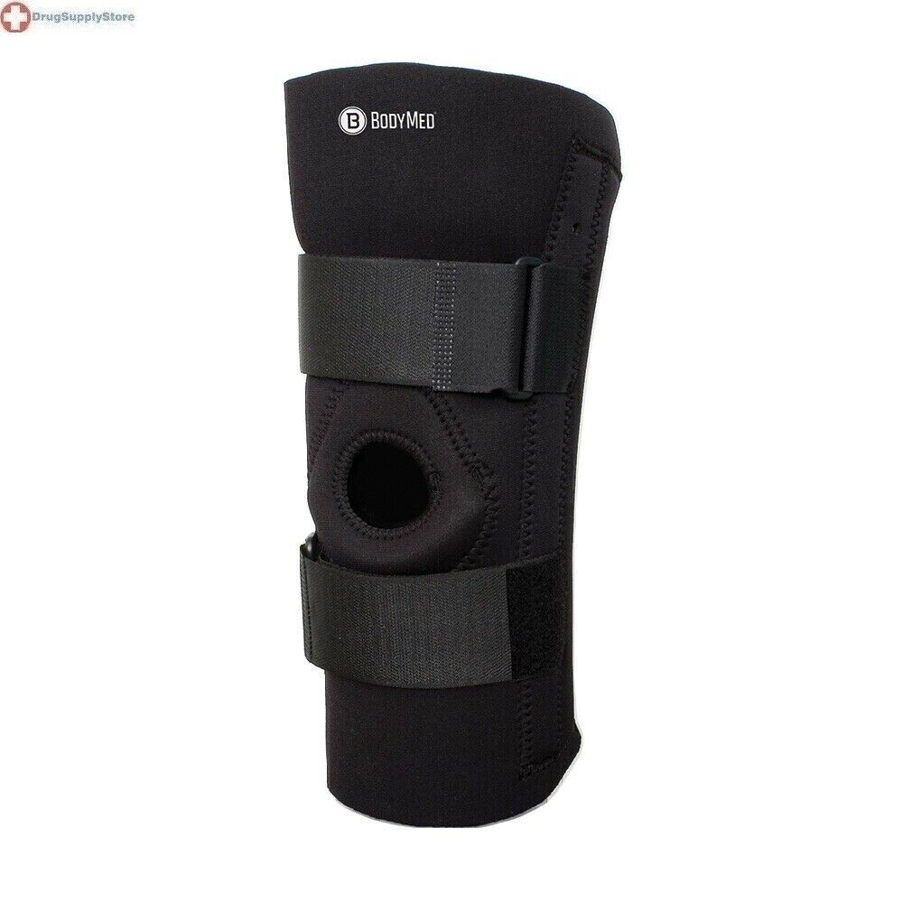 MIL Body Sport Neoprene Knee Support With Removable Stays, XXL (19″ – 21″, )