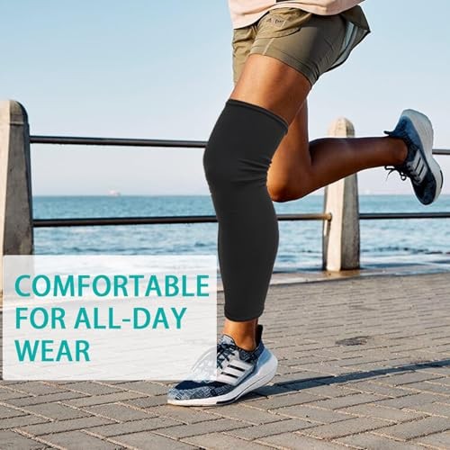Knee Brace Undersleeve, Protective Leg Sleeve Liner for Sensitive X-Large (1PC)