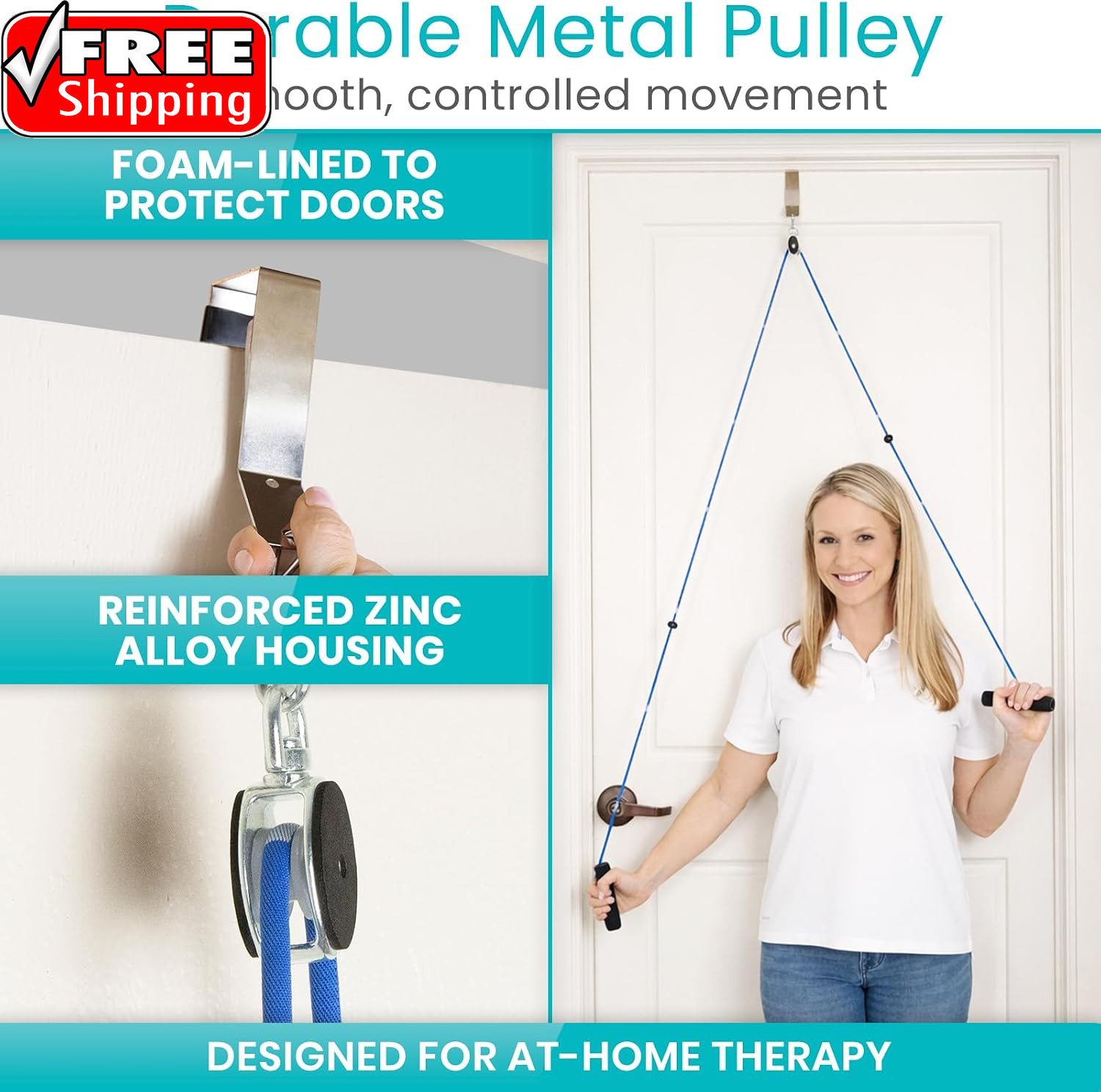 Shoulder Pulley for Physical Therapy – Rotator Cuff Pain Pulley System | over Do