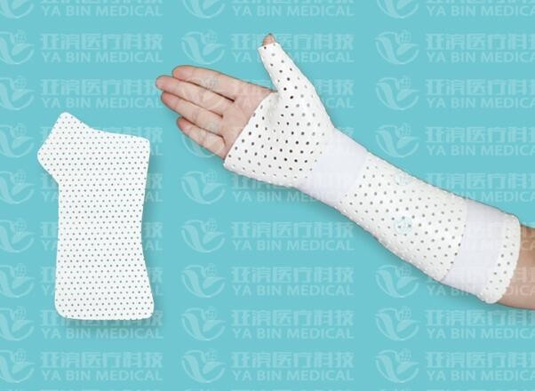 Thermoplastic Wrist Thumb Splint 280*208mm Size 3.2mm Thick 2pcs, no accessories