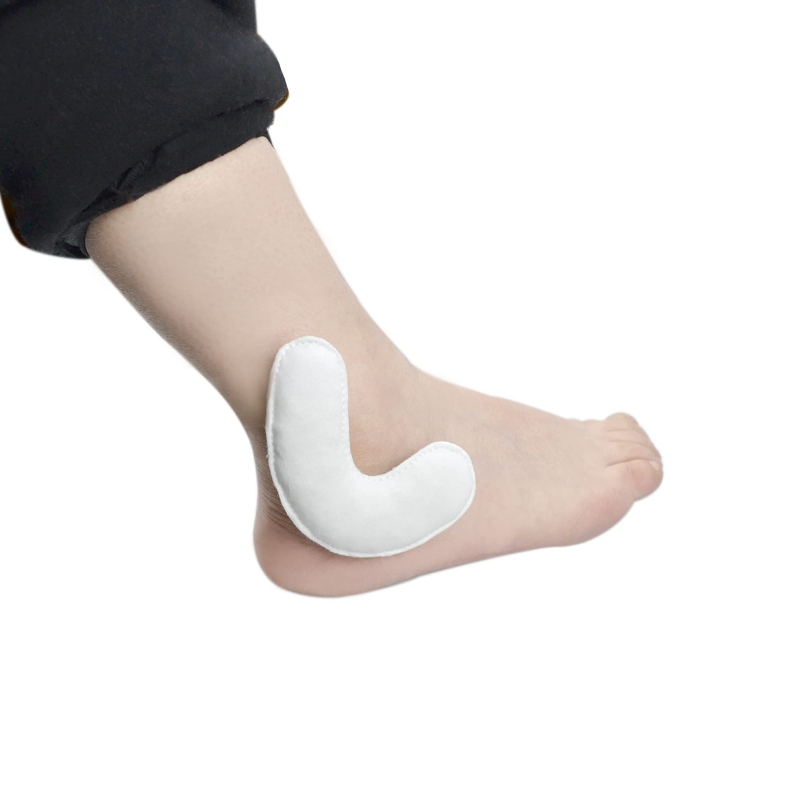 2 Pack Malleolus Pressure Pads Boots Ankle Malleolar Protection White