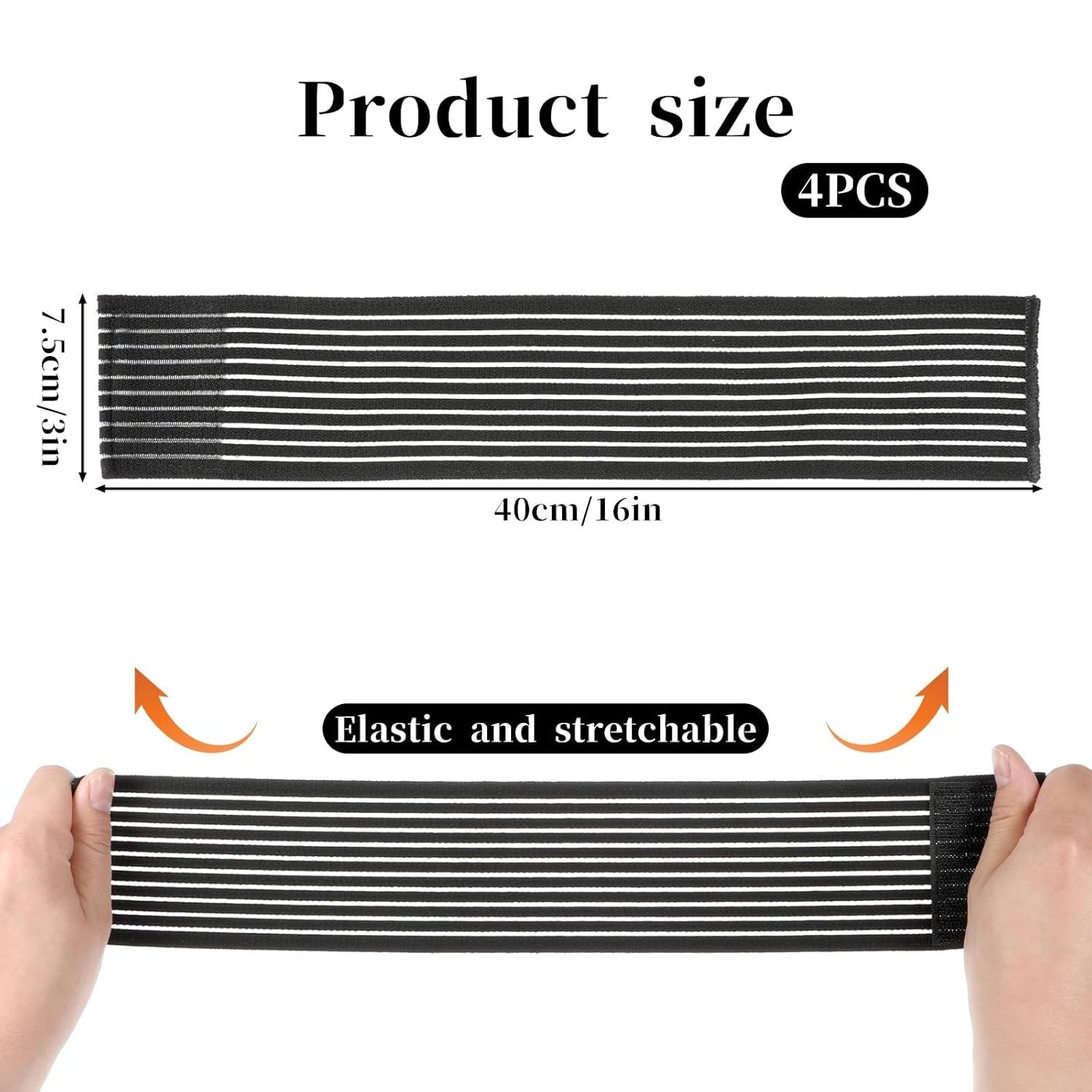 Durable 4 PCS Wrist Guards – Adjustable Support for Yoga, Tennis & Weightlifting
