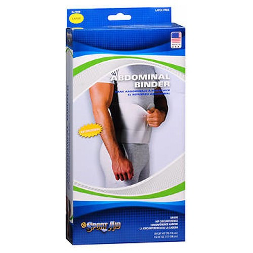 Abdominal Binder 46 to 62 Inch (117-158 cm), Large By Sport Aid