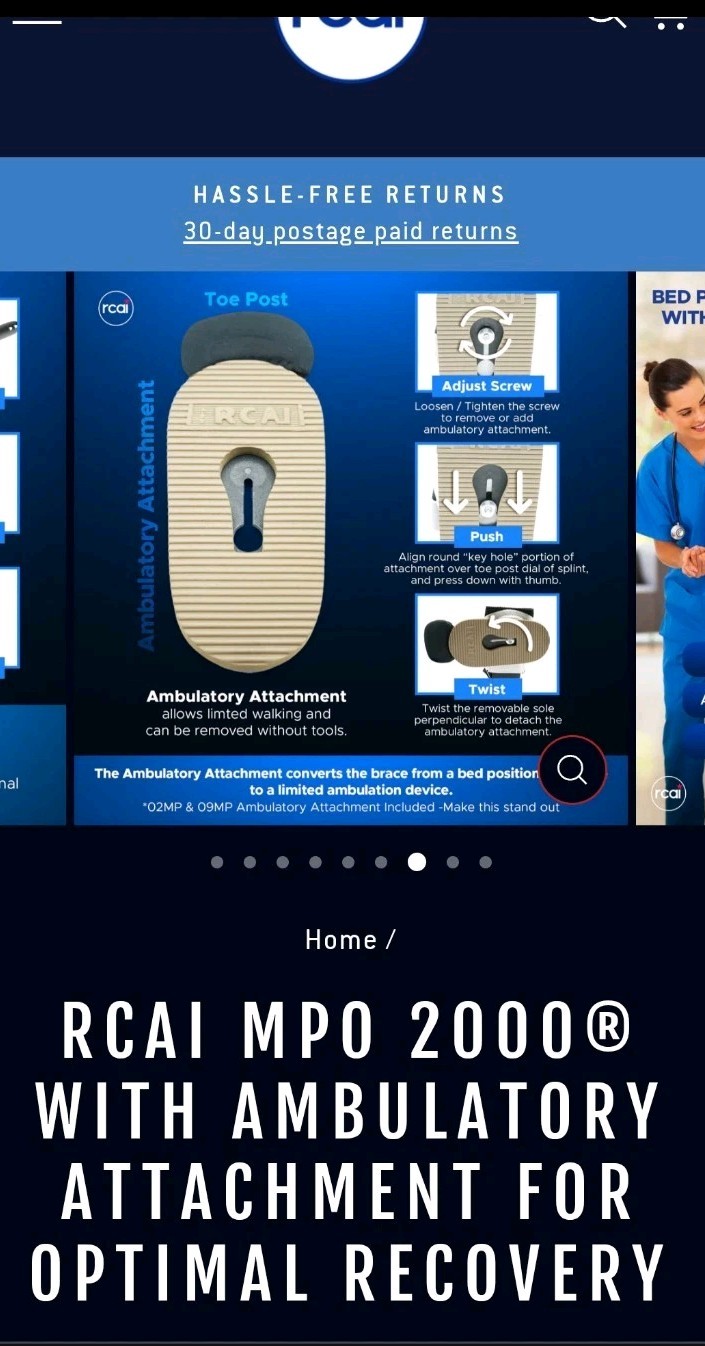 RCAI MPO 2000 Active with Ambulatory Attachment, Medium