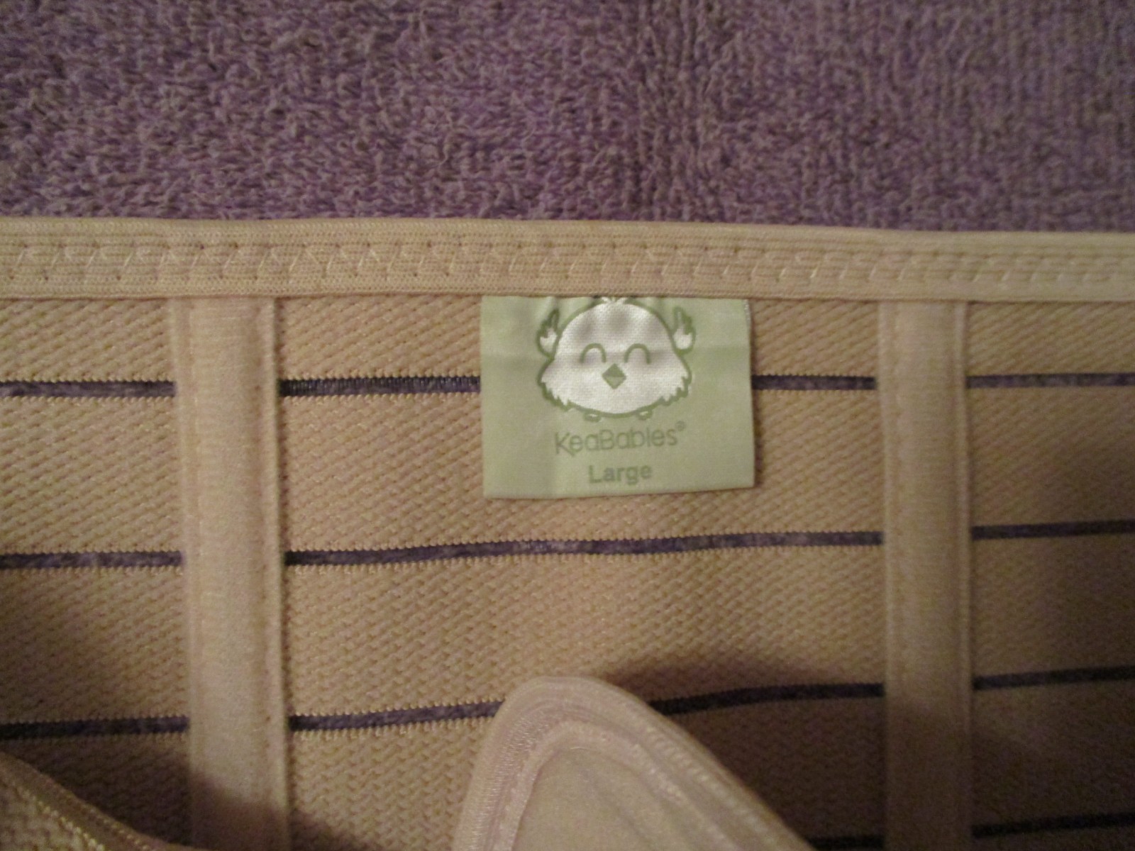 KaeBabies large beige Postpartum Recovery Support Belt 28-34″ 7″ front 9″ back
