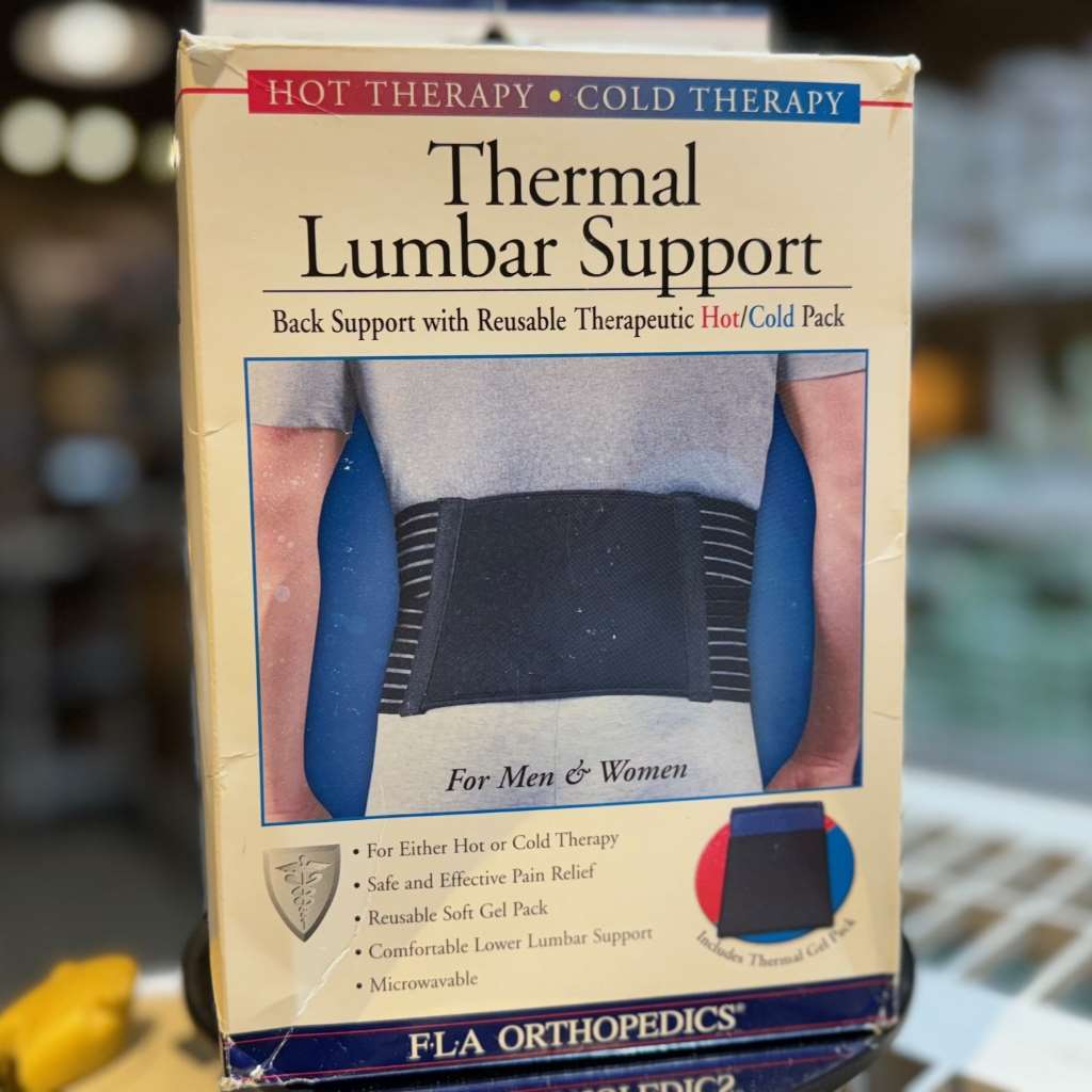 FLA Thermal Lumbar Support Black Small