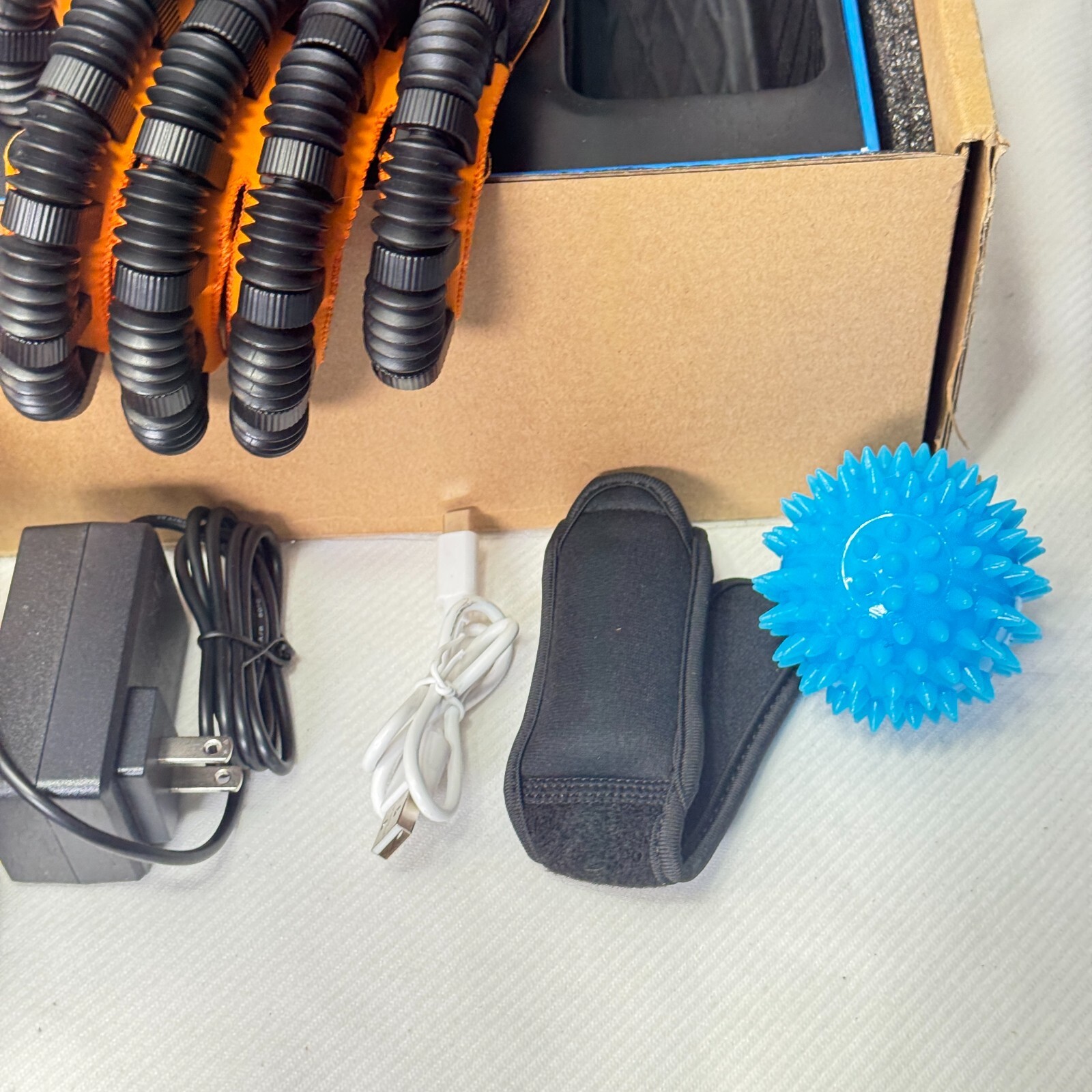 Finger Exerciser & Hand Strengthener Rehab Rehabilitation Robotic Glove S Left