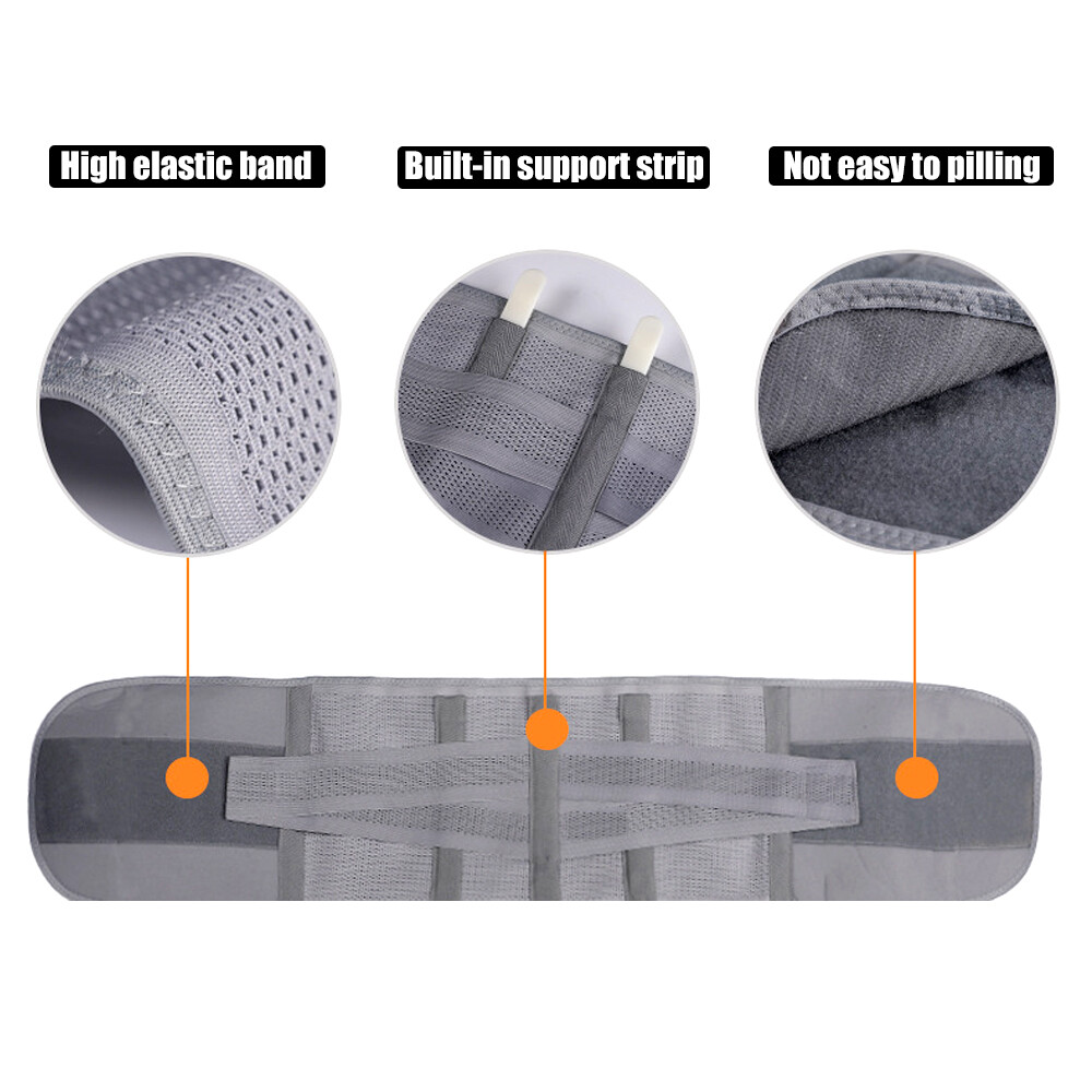 Lower Back Support Brace Men Women Sciatica Waist Lumbar Pain Relief Belt Fajas