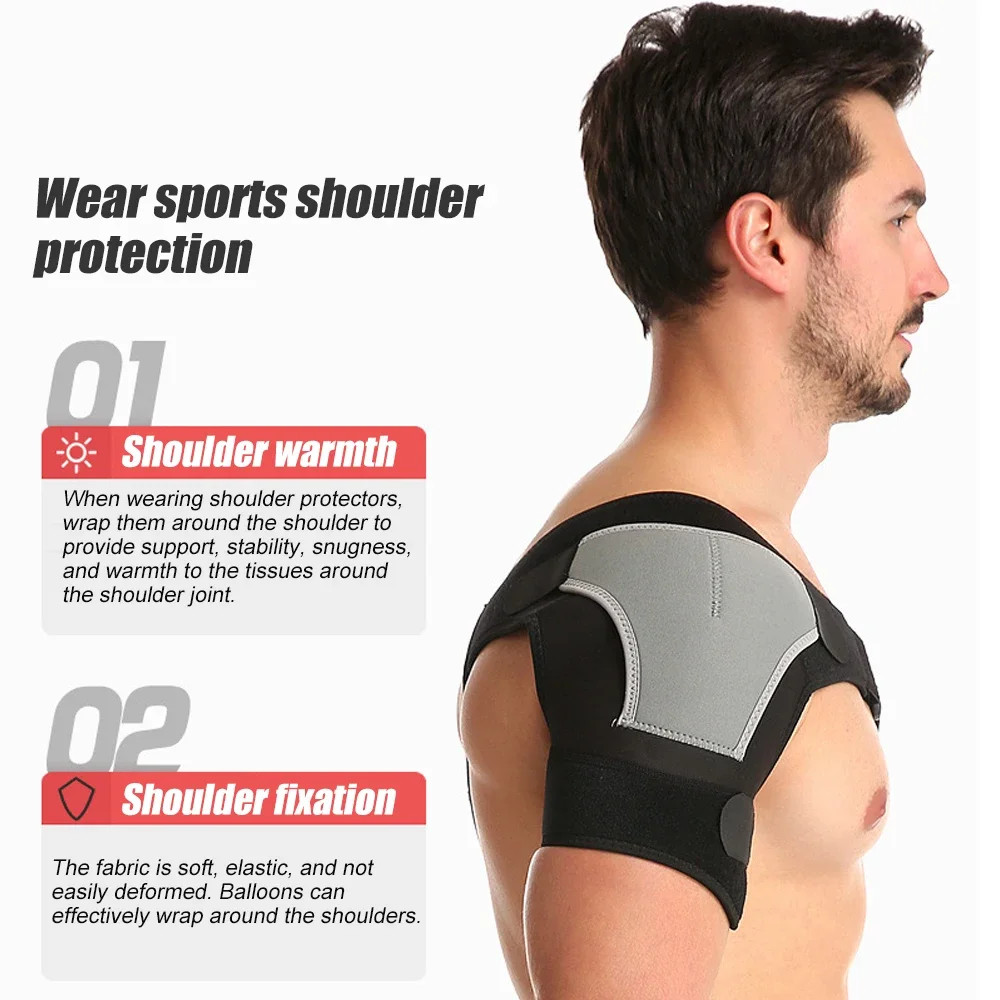 1 Pcs Shoulder Brace for Men and Women, Compression Sleeve